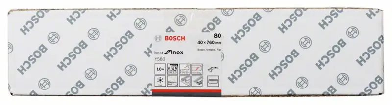 PRO Y580 Schleifband, 40x760mm, K80 by Bosch Professional – product image 2 of 2
