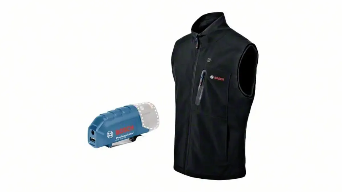 Professional 06188000EE Verwarmde bodywarmer GHV 12+18V XA Zwart van Bosch Professional, Zwart, XXL – productafbeelding