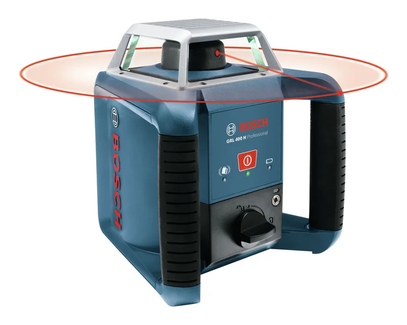 Punkt- und Linienlaser GRL 400 H Set, Mit Laser-Empfänger LR 1, Baustativ BT 152 & Messlatte GR 2400 - im von Bosch Professional – Produktbild