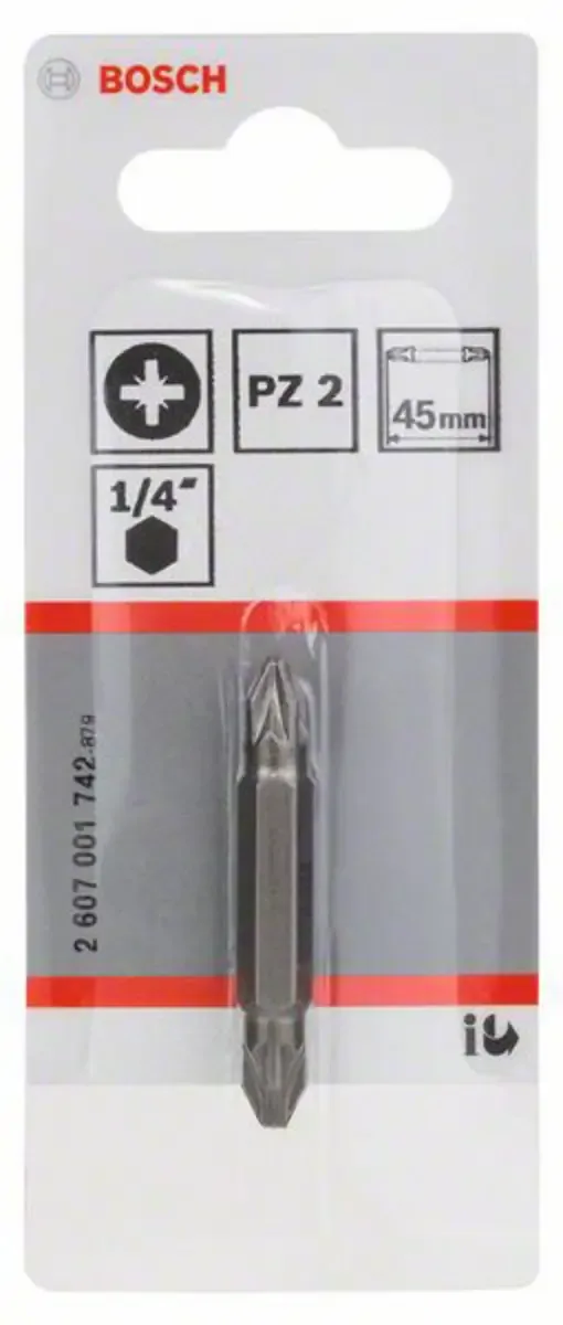 Pz2/pz2x45 Mm Schroevendraaierbitset von Bosch Professional – Produktbild 2 von 2