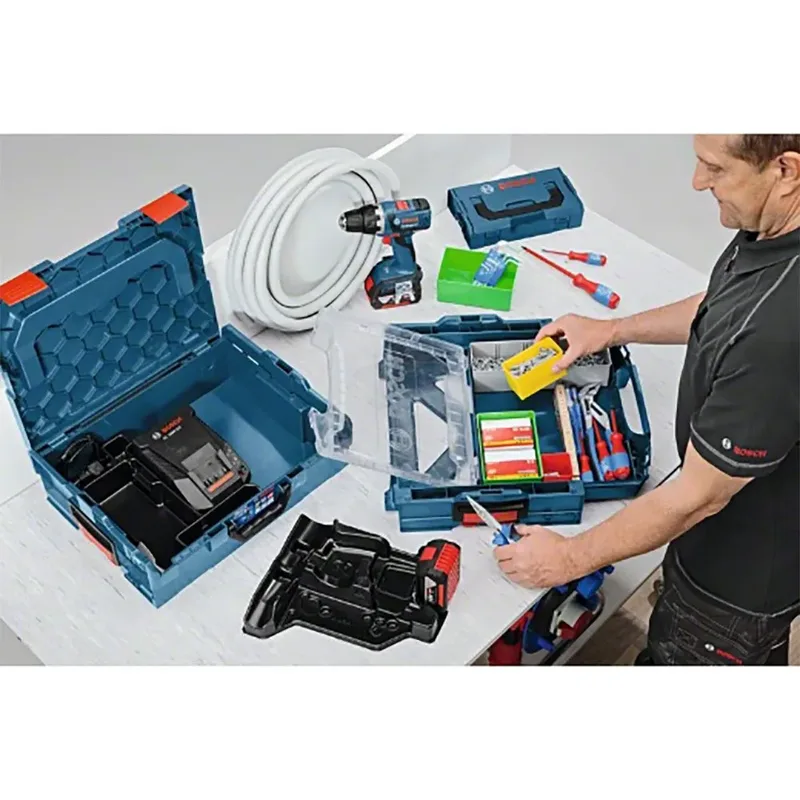 Rasterschuimstofinleg bij L-BOXX 136 410 x 317 x 61 mm 1st de Bosch Professional, Zwartgrijs – image du produit 4 sur 4