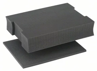 Rasterschuimstofinleg bij L-BOXX 136 410 x 317 x 61 mm 1st de Bosch Professional, Zwartgrijs – image du produit 1 sur 4