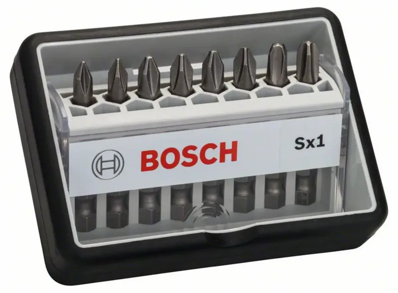 Robust Line 2607002556 Bit-Set 8teilig Kreuzschlitz Phillips by Bosch Home & Garden – product image