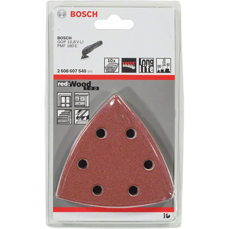 Bosch Schleifblatt C430 93 mm 60 80 100 120 180 6 Löcher Klett von Bosch Professional – Produktbild 2 von 2