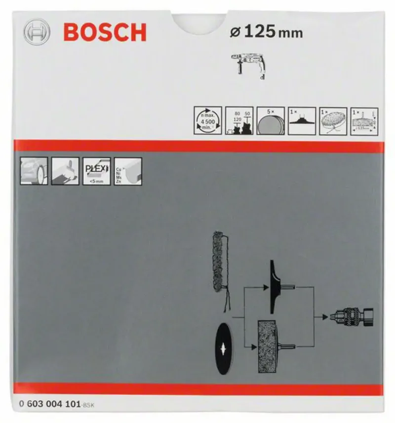 S 24 Accessoires Polijstmachine Mini Gereedschap 9 Eenheden van Bosch Professional – productafbeelding 2 van 2