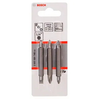 S0.6/s1.0 Ph1/ph2 Pz1/pz2 Schroevendraaierbitset 3 Eenheden von Bosch Professional – Produktbild 2 von 2