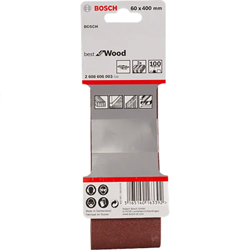 Schuurband Voor Hout Korrel 100 75x533 Mm 10 Eenheden van Bosch Professional – productafbeelding 2 van 3