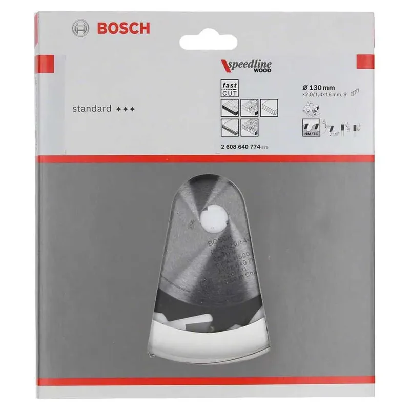 Bosch Accesorios Se Wo H 130x16-9 Kreissägeblatt Für Holz von Bosch Professional – Produktbild 2 von 2