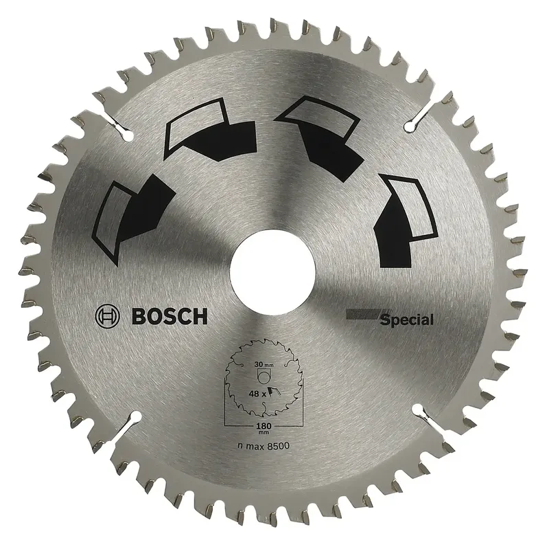 Special 2609256889 Hartmetall Kreissägeblatt 180 x 30 mm Zähneanzahl: 48 1 St. von Bosch Professional – Produktbild