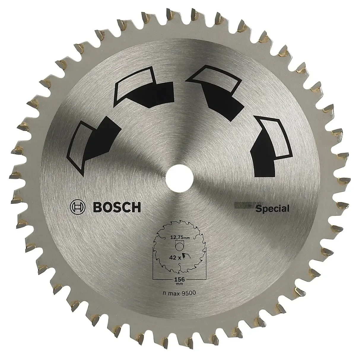 Special 2609256898 Hardmetaal-cirkelzaagblad 156 x 12.75 mm Aantal tanden: 42 1 stuk(s) de Bosch Professional – image du produit