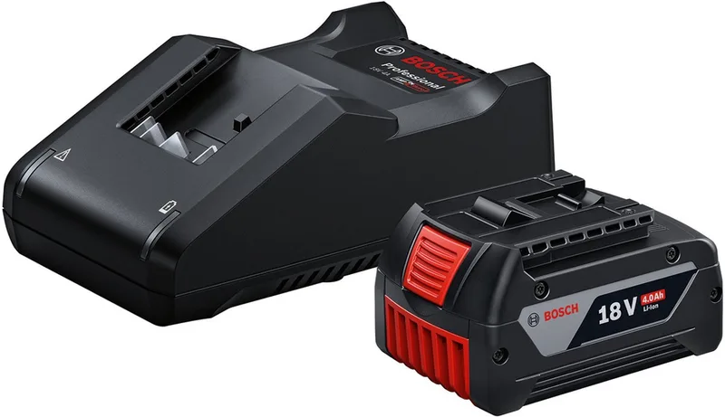 Starterset 18V BASIC met 1 accu 18V 4.0Ah + Lader GAL 18 V-40 van Bosch Professional – productafbeelding 1 van 2