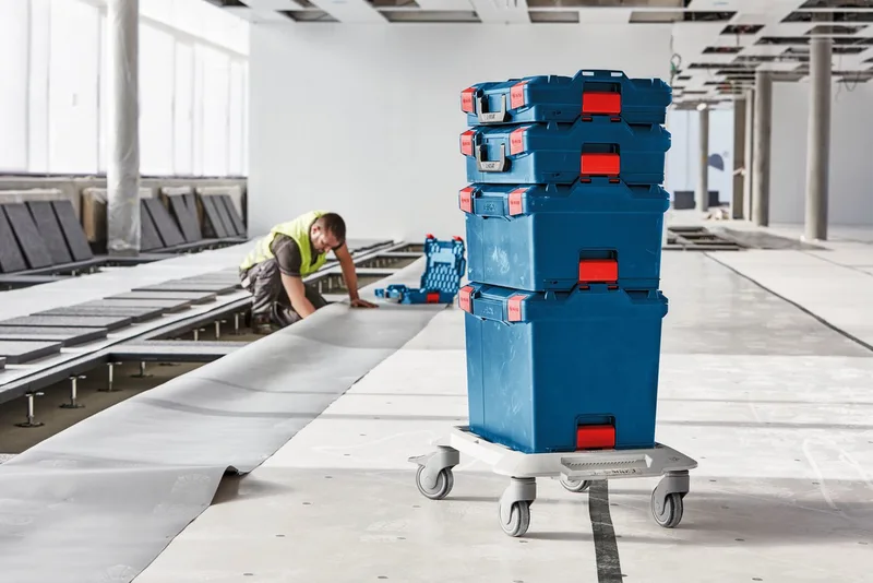 Systeem Accessoires L-Boxx 136 fra Bosch Professional, Blå, Rød – produktbillede 2 af 5