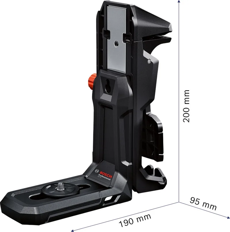 Bosch Professional 0601092C00 Support de plafond 1/4 Adapté pour (marque de niveaux) Bosch de Bosch Professional, Noir – image du produit 1 sur 2
