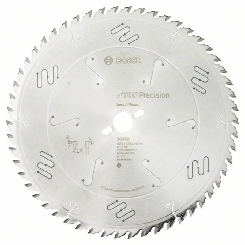 Top Precision 2608642120 Hartmetall Kreissägeblatt 350 x 30 x 3.5 mm Zähneanzahl: 54 1 St. de Bosch Professional – image du produit