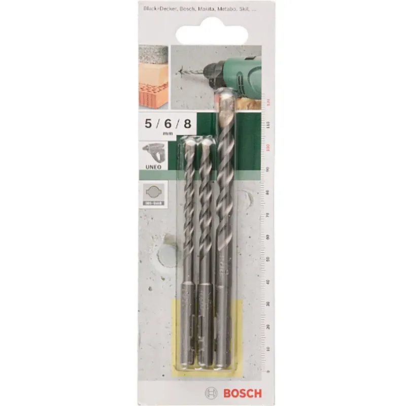 Uneo Sds-quick 5/6/8 Mm Steenboor van Bosch Professional – productafbeelding 2 van 2