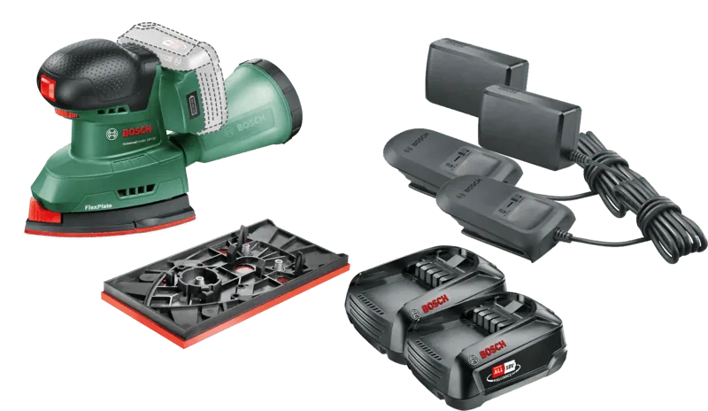 Universal Sander 18V-10 2,5-Ah-Akku (2x) Starterset från Bosch Professional – produktbild