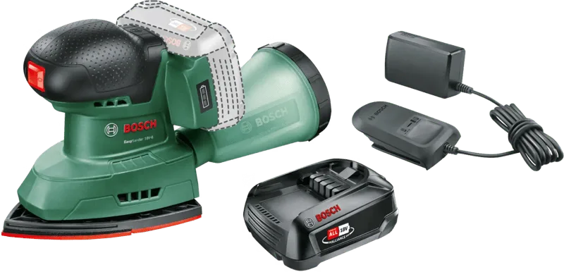 Universal Sander 18V-10 + POWER FOR ALL 18V 2,5 Ah Akku-Set fra Bosch Professional – produktbillede