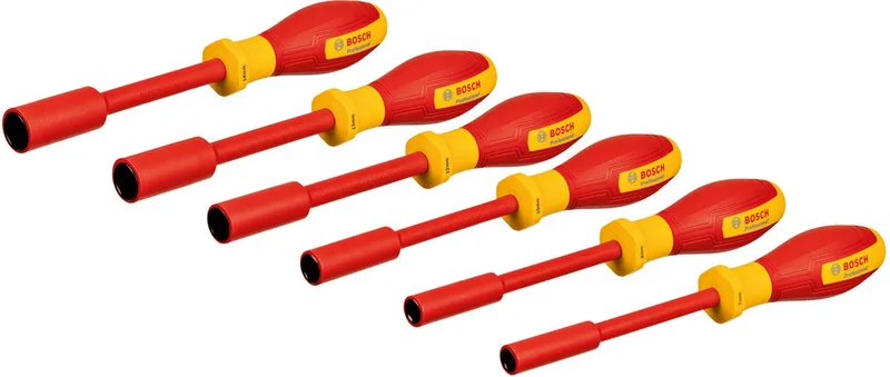 Jeu De Tournevis Insulated 6 Pièces de Bosch Professional, Jaune – image du produit