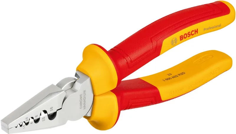 VDE Krimptang - 180 MM de Bosch Professional, Rouge – image du produit