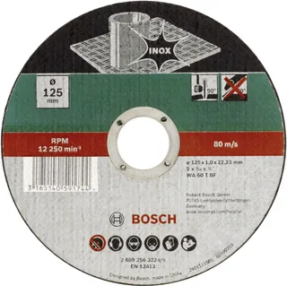 WA 60 T BF 2609256320 Trennscheibe gerade 115 mm 1 St. Edelstahl, Metall von Bosch Professional – Produktbild 1 von 2