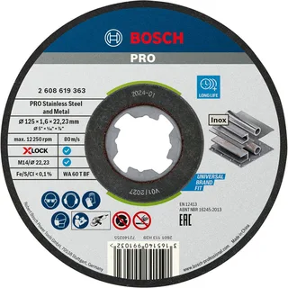 Bosch Accesorios X-lock Metalskæreskive 125 Mm 10 Enheder fra Bosch Professional – produktbillede 1 af 4