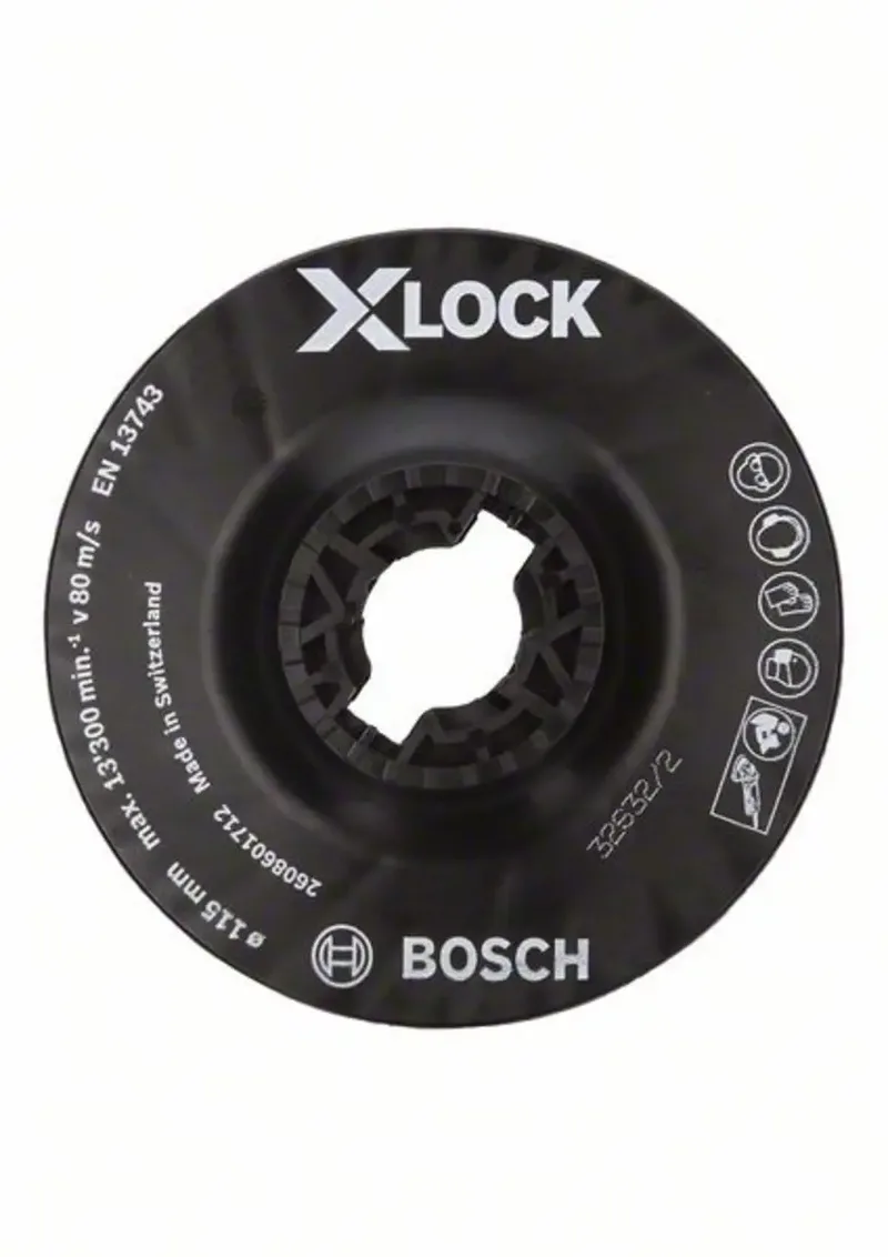 X-LOCK Stützteller, mittelhart, 115 mm Bosch Accessories 2608601712 by Bosch Professional – product image