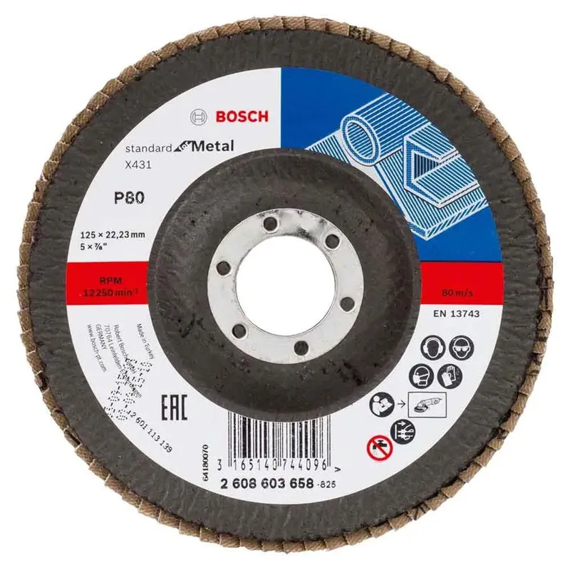 X431 125 Mm Fv G80 125 Mm Lamellenschijf de Bosch Professional – image du produit
