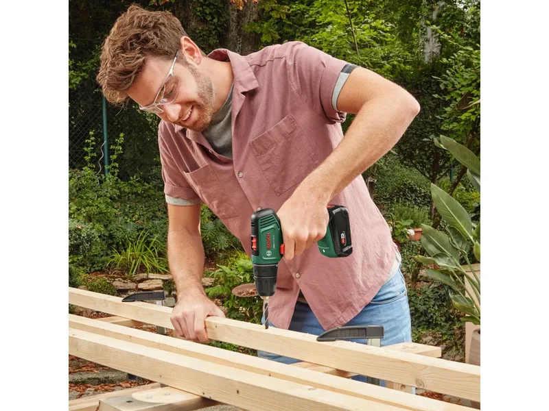 06039D8003 - Accu-schroefboormachine - 18V - Incl. accu, lader en koffer de Bosch Home & Garden – image du produit 2 sur 5