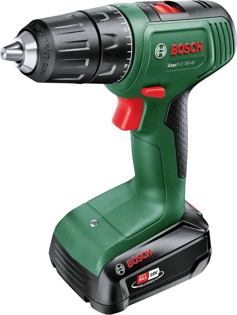 06039D8007 Accu-schroefboormachine 18 V 1.5 Ah Li-ion Incl. 2 accus, Incl. lader, Incl. koffer, I von Bosch Home & Garden – Produktbild