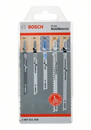 PRO decoupeerzaagbladenset multi materiaal 15-delig - 2607011438 van Bosch – productafbeelding 1 van 2