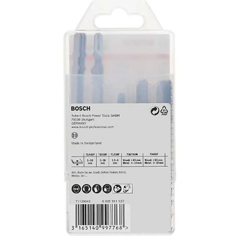 PRO decoupeerzaagbladenset multi materiaal 15-delig - 2607011438 van Bosch – productafbeelding 2 van 2