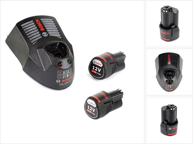 1600A00X7E 12V Li-Ion accu starterset (2x 3.0Ah) + lader by Bosch Home & Garden – product image