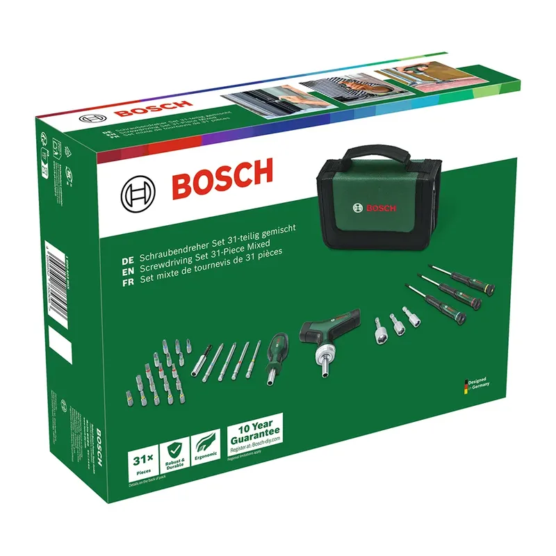 1600A039HX Schroevendraaierset von Bosch, Kleurloos – Produktbild 3 von 3