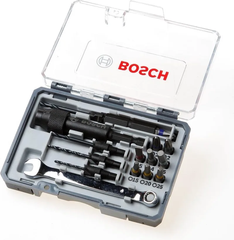 20 deligeDrill and Drive Set - bitset - met HSS boren - schroefsleutel van Bosch – productafbeelding 1 van 3