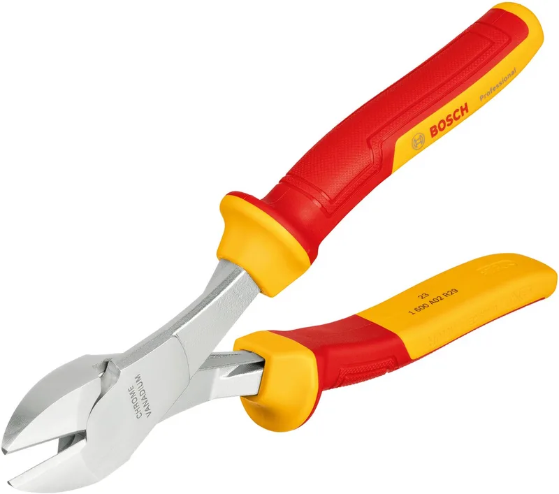 Bosch Professional 1600A02NE2 1600A02NE2 VDE Pince coupante diagonale à forte démultiplication 205 mm de Bosch Professional, Jaune – image du produit