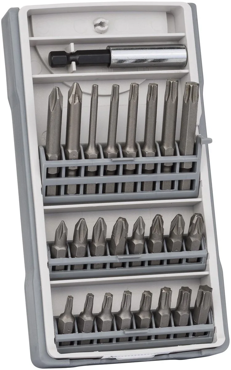 Schrauberbit-Set 25-teilig 25 mm 49 mm mit Bitholder von Bosch – Produktbild