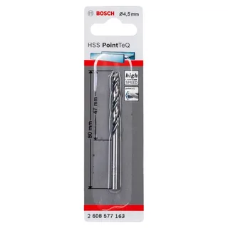 2608577163 HSS PointTeQ Spiraalboor - 4,5 x 47mm (1st) by Bosch Professional – product image 1 of 5