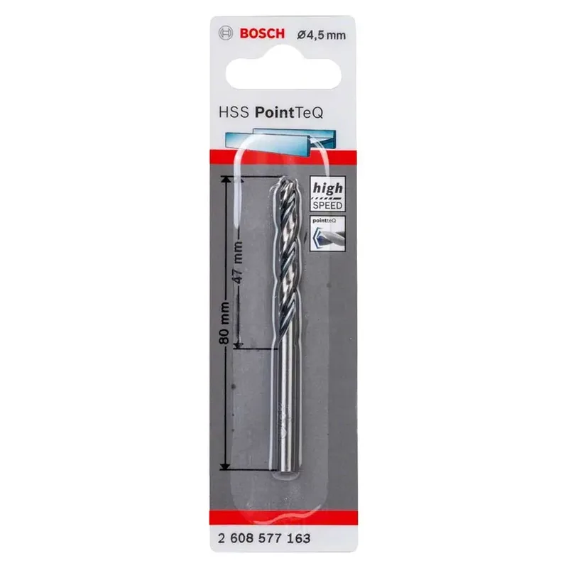 2608577163 HSS PointTeQ Spiraalboor - 4,5 x 47mm (1st) by Bosch Professional – product image 1 of 5