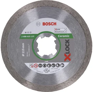 2608615137 X-Lock Diamantschijf Standard for Ceramic - 115mm de Bosch Professional – image du produit 1 sur 5