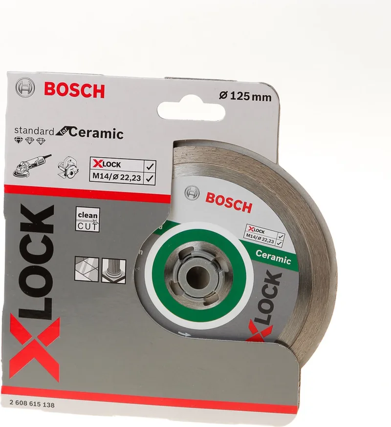 2608615138 X-Lock Diamantschijf Standard for Ceramic - 125mm by Bosch – product image 1 of 6