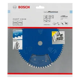 2608644094 Cirkelzaagblad Expert Aluminium 160x20 - 52 tanden de Bosch Professional – image du produit 2 sur 4