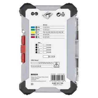 35-delige boor- en bitset voor hout - 2607017725 by Bosch Professional – product image 4 of 4