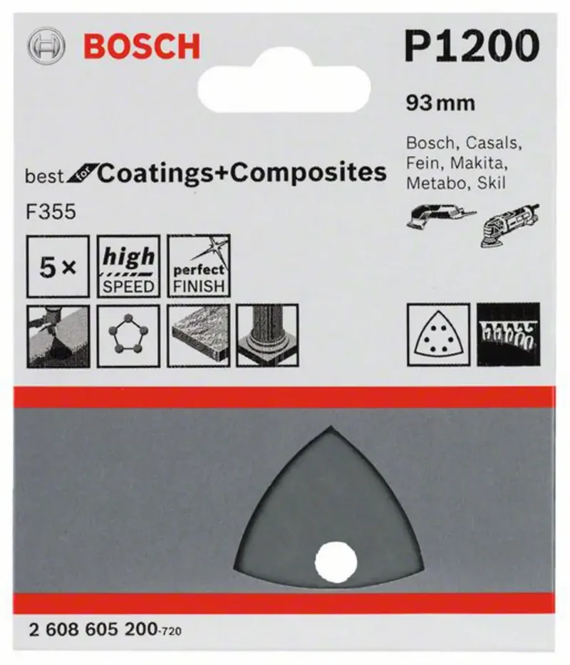 5 SCHUURVEL DELTA BEST COATINGS 6,1200 by Bosch Professional – product image 2 of 2