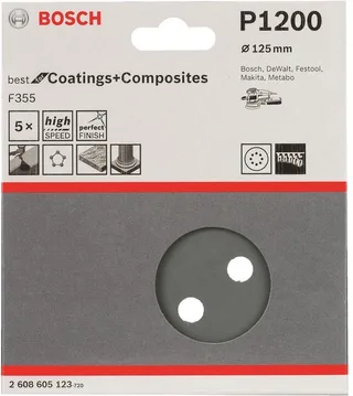 5 SCHUURVEL Ø125 BEST COATINGS 8,1200 von Bosch Professional – Produktbild 1 von 2