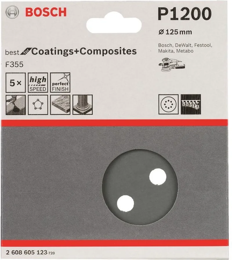 5 SCHUURVEL Ø125 BEST COATINGS 8,1200 von Bosch Professional – Produktbild 1 von 2