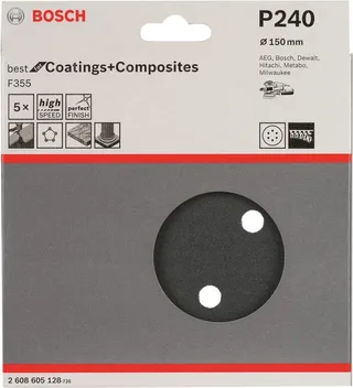 5 SCHUURVEL Ø150 BEST COATINGS 6,240 by Bosch Professional – product image 1 of 2