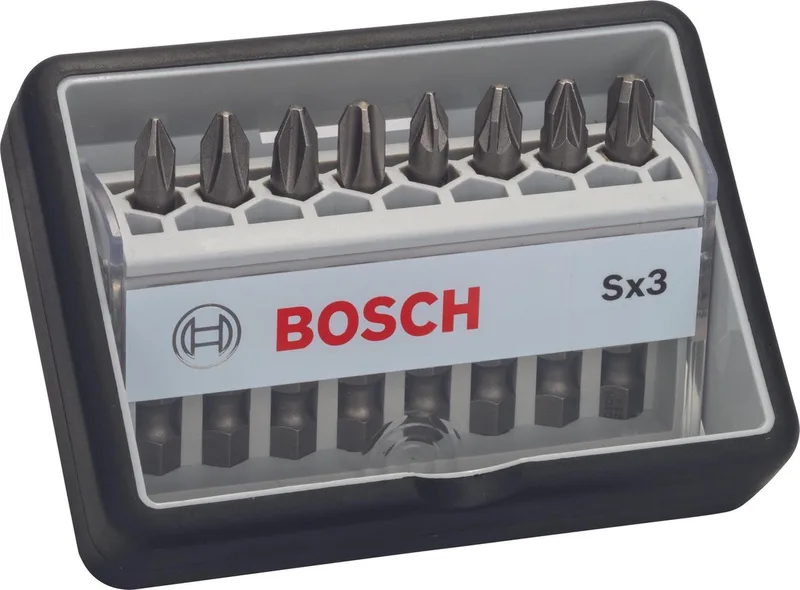 8-delige Robust Line bitset Sx Extra Hard 49 mm, 8-delig van Bosch – productafbeelding
