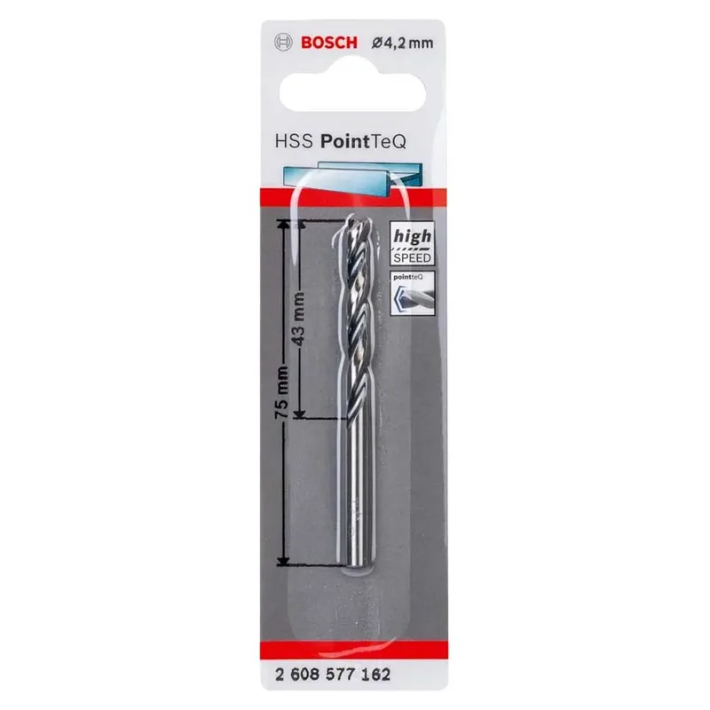 Accessories 2608577162 Metaal-spiraalboor 4.20 mm DIN 338 1 stuk(s) de Bosch Professional – image du produit 1 sur 5