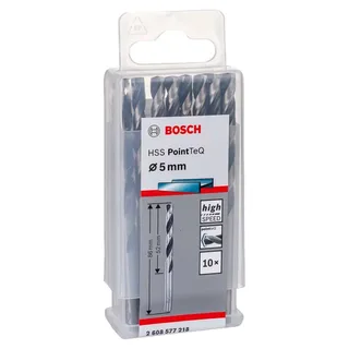 Bosch Accesorios Foret à Métaux Hss-rpointteq Din338 5.0x52x86 Mm 10 Unités de Bosch Professional – image du produit 1 sur 5