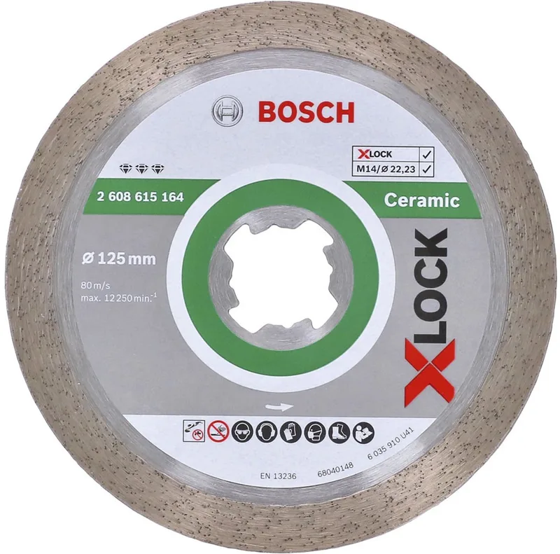 Accessories 2608615164 Bosch X-LOCK-diamantdoorslijpschijf 125 mm Diameter 125 mm 1 stuk(s) de Bosch Professional – image du produit